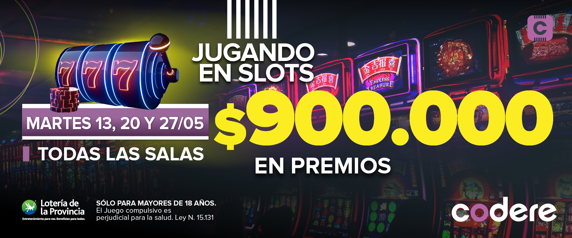 Jugando en Slots