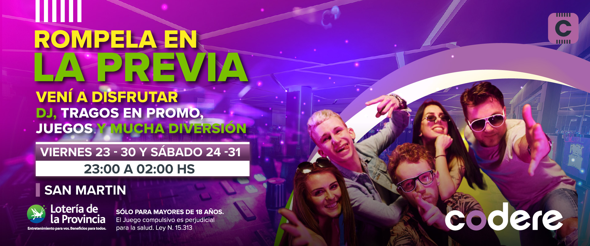 La Previa en San Martín