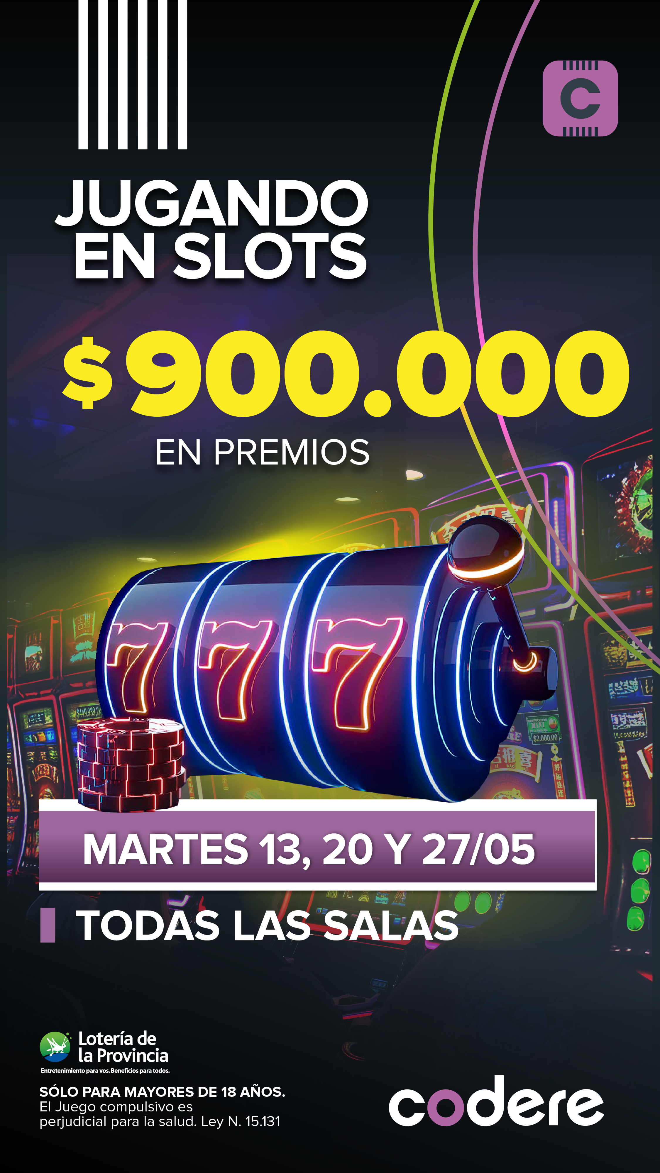 Jugando en Slots