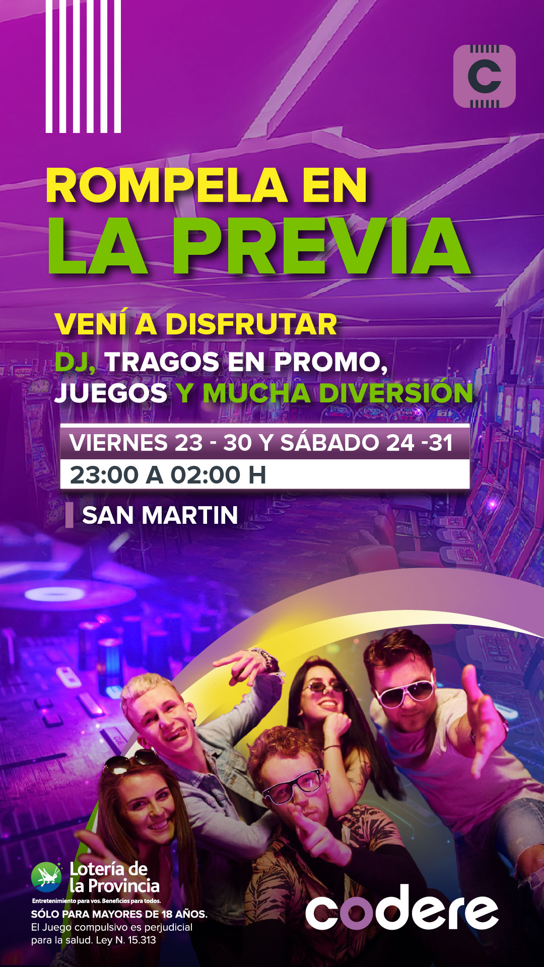 La Previa en San Martín