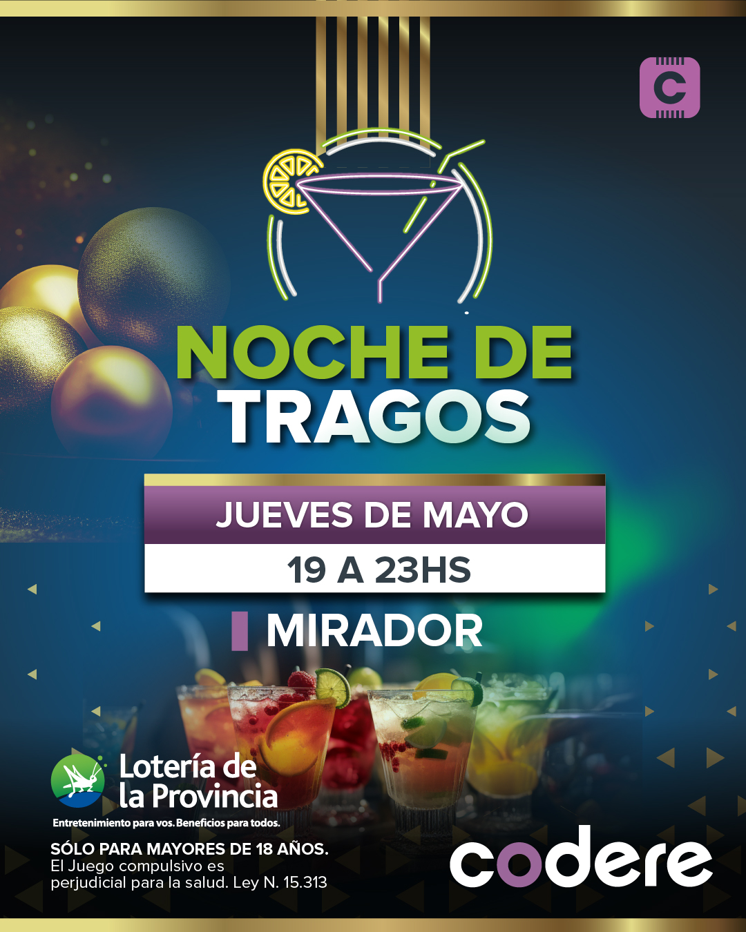 Tragos Mirador VIP
